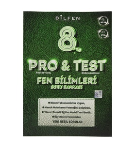 Bilfen Yayıncılık 8. Sınıf Fen Bilimleri Pro Test Soru Bankası