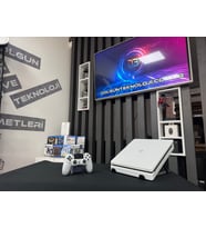 PlayStation 4 Slim Beyaz 500GB Tek Kol (İKİNCİ EL)