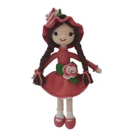 Begonya Çiçeği Bebek Amigurumi Organik Oyuncak