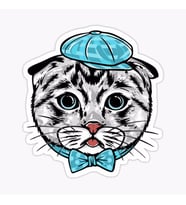Araba Leptop için Kedi Oto Sticker Yapıştırması Etiket  17CM z7