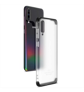 Samsung Galaxy A70 Uyumlu Kılıf Zore Nili Kapak (Siyah)