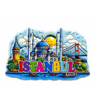İstanbul Temalı Silikon Buzdolapı Süsü Magnet