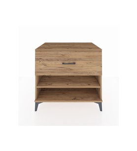 Kronos Şifonyer Tek Raflı Tek Çekmeceli 88x59x80 Çam-Çam