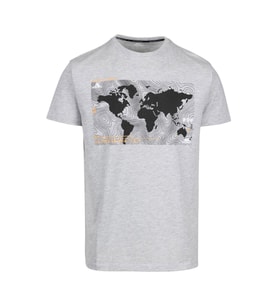 Trespass Cedarf Casual Erkek Outdoor Tişört Gri