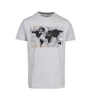 Trespass Cedarf Casual Erkek Outdoor Tişört Gri