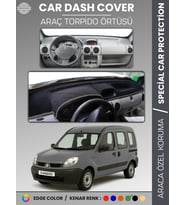 RENAULT KANGOO (1997-2008) AIRBAGSIZ Torpido Örtüsü Ön Panel Koruma Tam Uyum UV Koruma Kaymaz