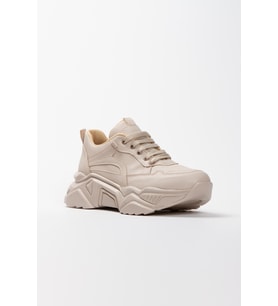 kadın ten rengi bej spor ayakkabı sneakers
