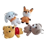 Li Serisi Figürleri Amigurumi Organik Anahtarlık Oyuncak Takımı