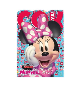 Disney Minnie Çıkartmalı Dev Boyama Kitabı Doğan Çocuk