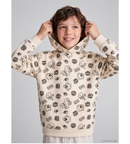 LCW Kids Ekru Brawl Stars Baskılı Erkek Çocuk Sweatshirt