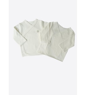 Organik New Basic İç Dış Zıbın Set-BEYAZ
