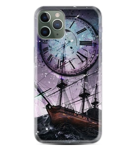 Apple iPhone 11 12 13 14 Pro Max Kılıf Desemli Silikon Time 1749