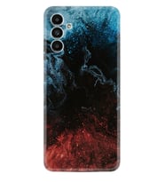 Samsung A23 A31 A32 A50 A51 A52 A53 A70 Kılıf Desenli Silikon Red Blue Black Abstact 1386