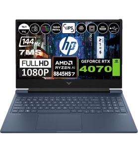 HP Victus 16 Amd Ryzen 7 8840H 40GB Ddr5 512GB SSD RTX4070 (8gb) 144Hz 7ms 300NİT 16.1 Inç WINDOWS11 Fullhd Gaming Laptop A05N7EA