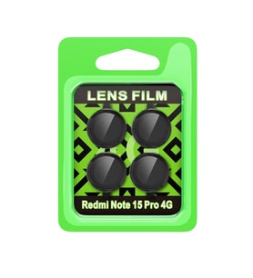 Xiaomi Redmi Note 15 Pro 4G Raze Metal Kamera Lens - Siyah