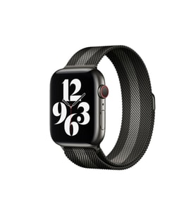 Apple Watch 38mm Metal Mıknatıslı Kordon - Siyah-beyaz