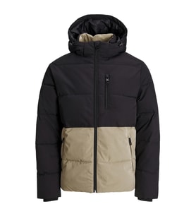 Jack & Jones JJEOWEN Puffer Erkek Şişme Mont – Su Geçirmez, Soğuk Hava Koruması, Günlük Kışlık Ceket (Bej)