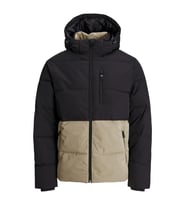 Jack & Jones JJEOWEN Puffer Erkek Şişme Mont – Su Geçirmez, Soğuk Hava Koruması, Günlük Kışlık Ceket (Bej)