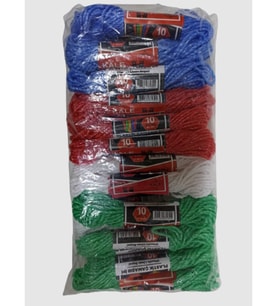 KALE Plastik Çamaşır ipi 10 Metre 24 Adet (5343)