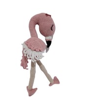 Uykucu Flamingo Amigurumi Organik Oyuncak