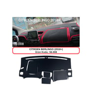 Citroen Berlingo (2018+) Ekranlı Kapaklı Torpido Koruması / Halısı / Örtüsü
