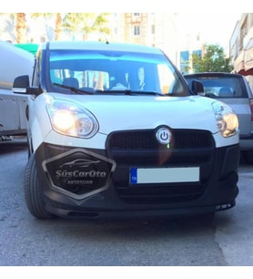 Fiat Doblo D3 2010-2015 Uyumlu Üniversal Laguna Lip Esnek Ön Lip 2 Parça Tampon Altı Karlık Ön Ek