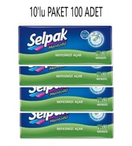 Selpak Mentollü Mendil 10 Lu Paket 10 Adet (100 Adet)