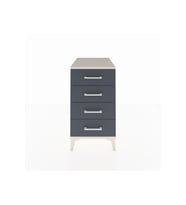 Kronos Komodin 4 Çekmeceli 44x59x80 Aytaşı-Antrasit
