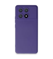 Xiaomi Poco X6 Pro Kılıf Nano İçi Kadife Silikon - Mor