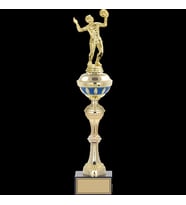 ODAK KUPA - Figürlü Kupalar - Voleybol Kadın Figürlü Kupalar FG-063 B - 48 cm