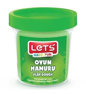 Lets Oyun Hamuru 115 Gr Yeşil - 4 adet
