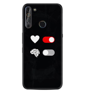 Casper Via X20 Kılıf Silikon Desen Love Brain 1722