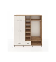Kronos Dolap 12 Raflı 2 Çekmeceli 2 Askılı 220x59x243 Çam-Aytaşı/Aytaşı
