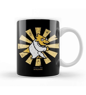 Dr Alphys Retro Japanese Undertale Kupa Bardak Porselen