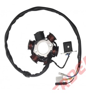 125Mt Statör Komple 6 Lı