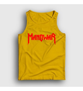 Presmono Unisex Sarı Logo Manowar Atlet 63920tt (Sarı)