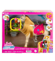HXJ42 Barbie ve Dansçı Atı - Barbie Mysteries: The Great Horse Chase