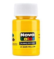 Nova Color Kumaş Boyası 35 Cc Sarı - 2 adet