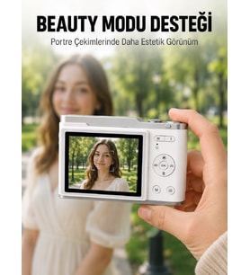 Dijital Kamera 4K Video 48 MP Fotoğraf Çekim Özellikli