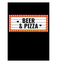 Bira ve Pizza Bu Gece Çalan Şey Tablo Ahşap Poster Dekoratif