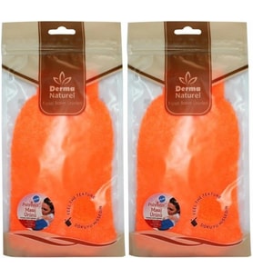 Derma Naturel Banyo Eldiveni Renkli MS-05 (2 Li Set)