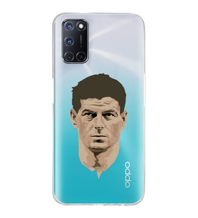 Oppo A52/A72/A92 Uyumlu Steven Gerrard Tasarımlı Şeffaf Telefon Kılıfı