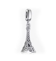 Nur Silver Eyfel Kulesi Sallantılı Gümüş Charm NUR-BL00344