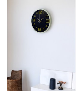 36 Cm Krem Gold Rakamlı Duvar Saati (Standart)
