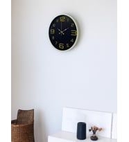 36 Cm Krem Gold Rakamlı Duvar Saati (Standart)