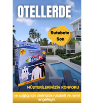 KÖTÜ KOKU NEM RUTUBET KOROZYON VE BUHARLAŞMAYA KARŞI ÇÖZÜM OTEL KONAKLAMA YERLERİNE ÖZEL 1 KUTU 1 KG