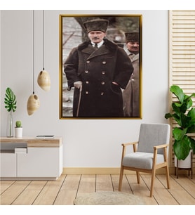 ÇERÇEVELİ ATATÜRK TABLO S688