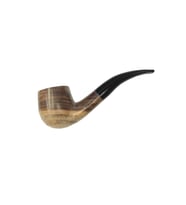 Falconetti 9 mm. Kahverengi Sandalwood Eğimli Sap Ahşap Pipo rd34