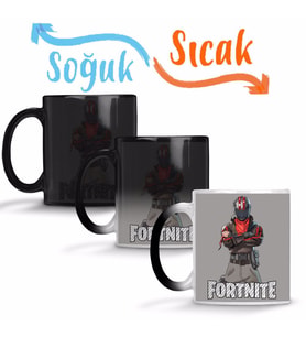 Fortnite Skin Burnout Sihirli Kupa Bardak Porselen