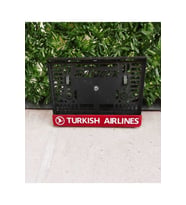 Motor Plakalık Turkısh Aırlınes Kırmızı Takmatik Lazer Kesim Pleksi ( 1 Adet )